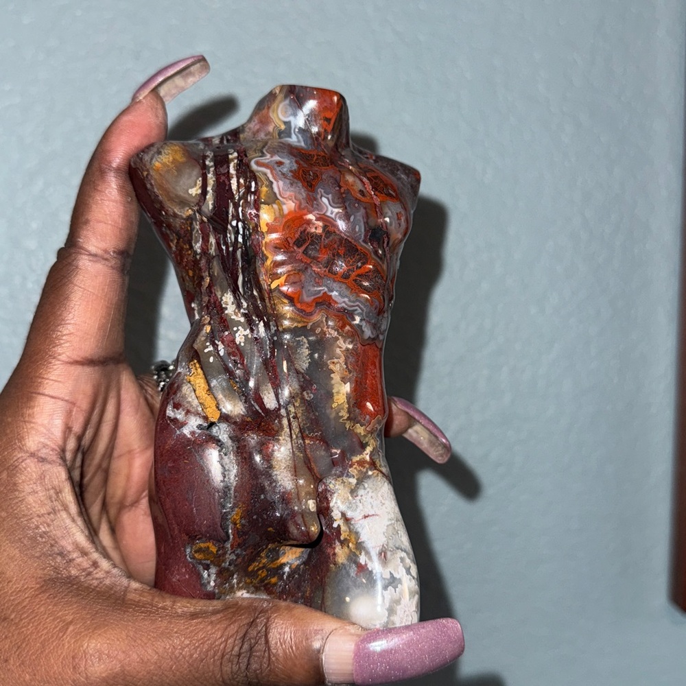 Male Body/Adonis/Homme Form - Mexican Lace Agate